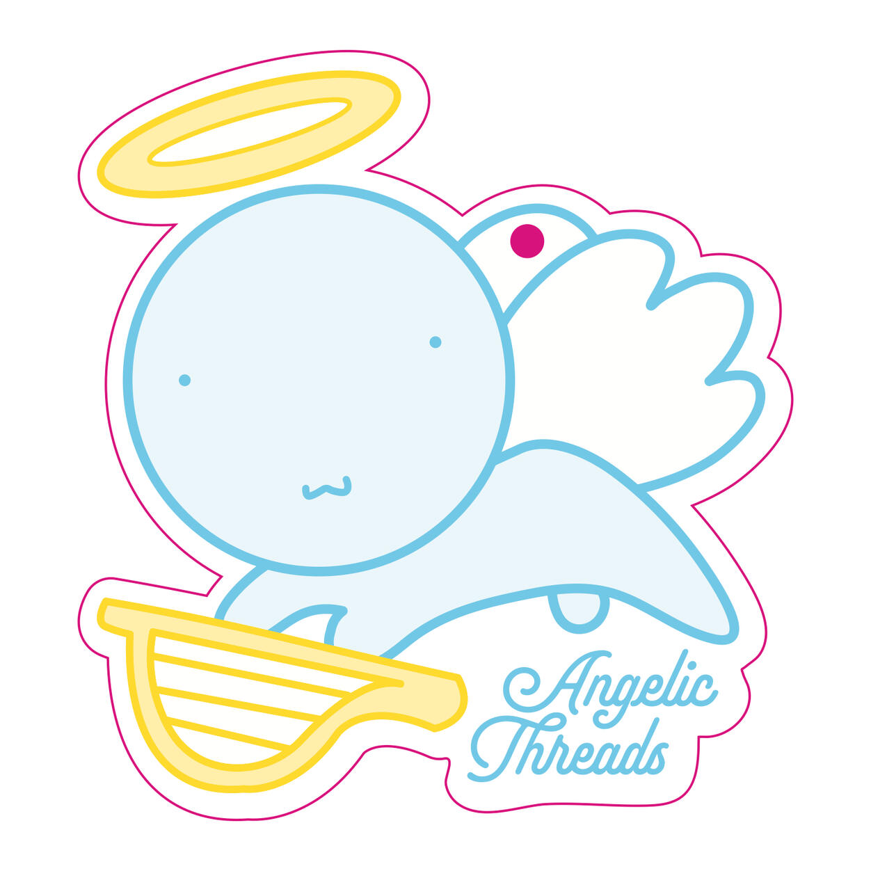 Angelic Threads Hangtag